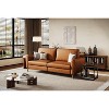 84" Modern Sofa, 3 Seater Upholstered Sofa with Streamlined Arms, Deep Seat Sleeper Sofa for Living Room Bedroom Apartment - 4 of 4