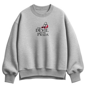 The Devil Wears Prada スウェット Women's - The Devil Wears Prada - Logo Icons Oversized Fleece Crew