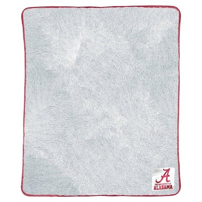 NCAA Alabama Crimson Tide Two-Tone Sherpa Throw Blanket