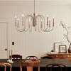 Karthe 42" 9 Light Chandelier Black - image 2 of 3