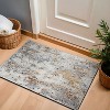 World Rug Gallery Muted Multi-Tonal Abstract Area Rug - Rug for Living Room, Bedroom, or Play Area - Easy to Clean, Kid & Pet Friendly, Durable - 2 of 4