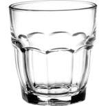 Bormioli Rocco 9.25 oz. Rock Bar Rocks Stackable Drink Glass, 6-Piece, Clear