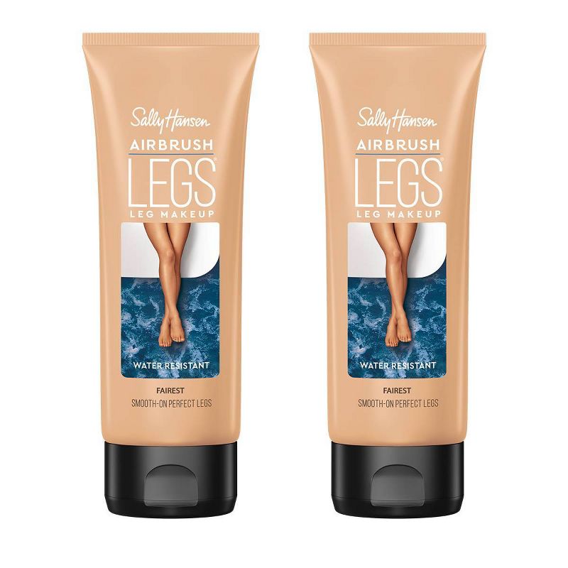 Sally Hansen Airbrush Legs Makeup Lotion Duo Pack - Fairest - 8 fl oz, 1 of 5
