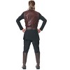 HalloweenCostumes.com Medium  Men  Adult Vikings Ironside Costume, Vikings Bjorn Ironside Halloween Costume, Nordic Chief Outfit, Black/Brown - 2 of 4