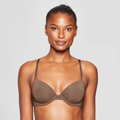Women's Everyday Lightly Lined Demi T-Shirt Bra - Auden™ Cocoa 36A