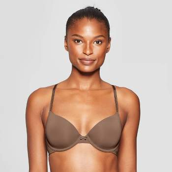 Women's Icon Full Coverage Lightly Lined T-shirt Bra - Auden™ Cocoa 32dd :  Target