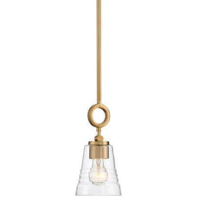 Stiffel Mastico 5 1/4" Wide Warm Gold Mini Pendant Light