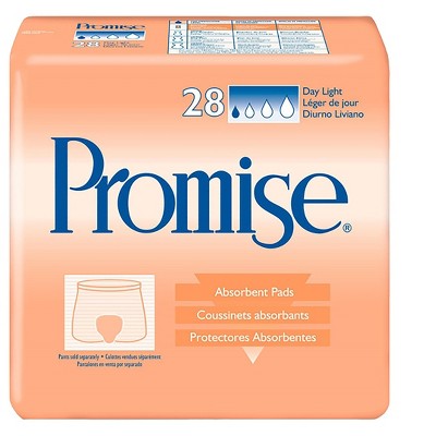 Promise Day Light Unisex Incontinence Liner 15" L 62550, 28 Ct