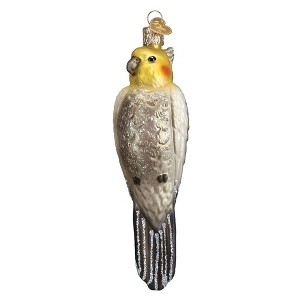 Old World Christmas Glass Blown Ornament, Cockatiel - 1 of 4