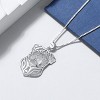 Pug Dog Sterling Silver Pendant Necklace Earrings Set Womens Ginger Lyne Collection - 3 of 4