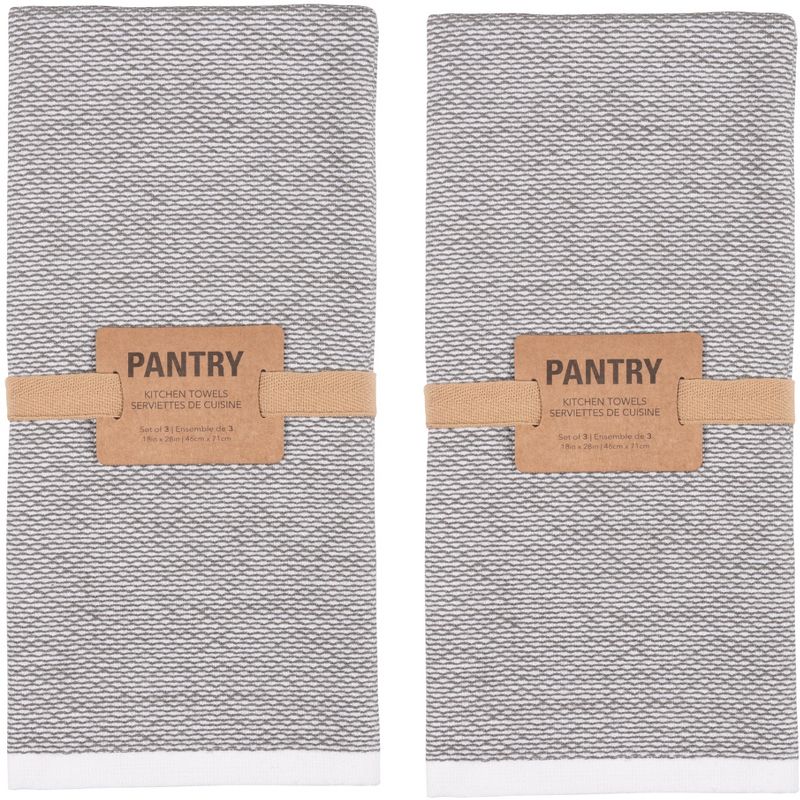 KAF Home Reversible Terry Web Kitchen Towels | Set of 6 18 x 28 Inch Absorbent, Durable, Beautiful, and Luxuriously Soft Kitchen Towels, 3 of 5