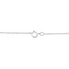 Haus of Brilliance Silver Pave-Set Diamond Accent Angel Wing Double Heart Pendant Necklace - 4 of 4