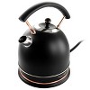 MegaChef 1.8 Liter Half Circle Electric Tea Kettle in Matte Black - 2 of 4