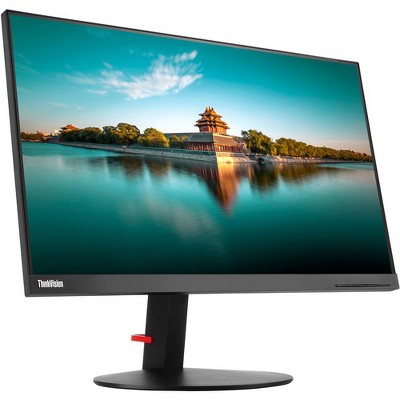 Lenovo ThinkVision P24h-10 23.8" QHD LED LCD Monitor - Glossy Black - 2560 x 1440 - 300 Nit - HDMI - DisplayPort