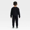 Toddler Boys' Disney Mickey Mouse Halloween Fleece Sweatshirt & Pants Set - Black - 2 of 4