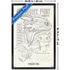 Trends International How To Train Your Dragon (2025) - Toothless Illustration Framed Wall Poster Prints - 3 of 4