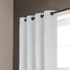 Olivia Gray Lynx Matte Embossed Blackout Grommet Panel - Silver - 2 of 3