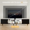 Buenhomino Deformable 79 Inch LED TV Stand for 80/75 Inch TV, Modern Entertainment Center for Living Room, Bedroom, Black - 3 of 4