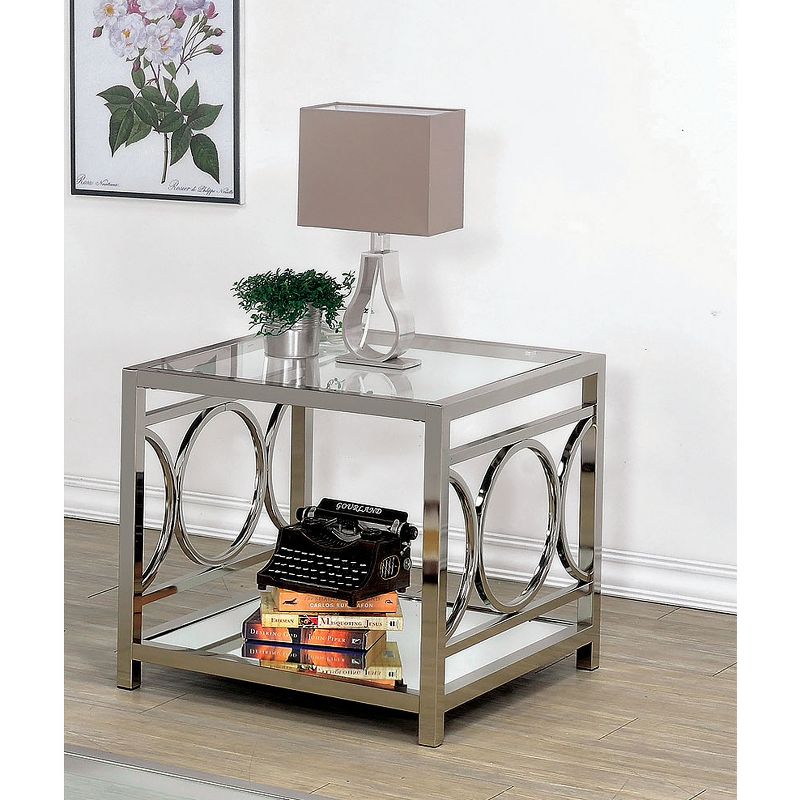 Nora End Table Chrome - HOMES: Inside + Out, 3 of 5