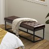 Gema 60" Wide Bedroom Bench For bedroom and living room | ARTFUL LIVING DESIGN - 2 of 4