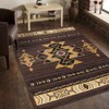 Brown Southwest Area Rug 5'3" x 7'3" ¨C Rustic Lodge-Style Carpet for Living Room, Bedroom, or Cabin D¨¦cor - Nertpow - 2 of 4