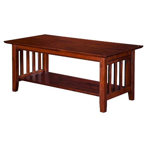 Mission Coffee Table Walnut Atlantic Furniture Target