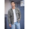 COOFANDY Men's Flannel Plaid Shirts Long Sleeve Casual Cotton Button Down Shirts - 2 of 4