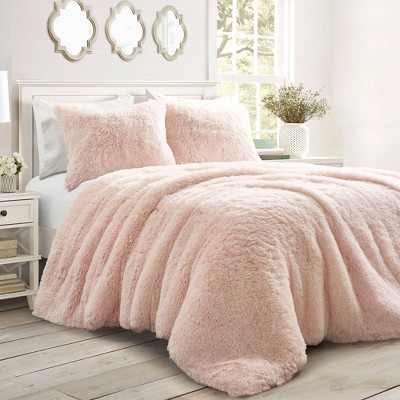 Kids' Emma Cozy Ultra Soft Ombre Faux Fur Comforter Set - Lush Décor :  Target