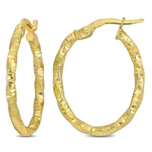 EVERLY JEWELRY | 14k Yellow Gold Hoop Earrings - 1 of 4