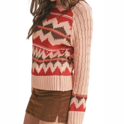 Women's Faire Isle Turtleneck Sweater - &merci