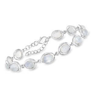 Ross-Simons Moonstone Bracelet in Sterling Silver - 1 of 3