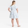 Women's Flutter Short Sleeve Woven Mini Skater Dress - Universal Thread™ - 2 of 3