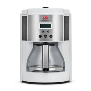 Melitta Aroma Enhance Coffee Maker Glass Carafe 10-cup: Programmable Drip Machine, Automatic Shut-Off, LCD Display - 1 of 4