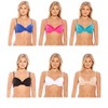 Just Intimates Tuxedo Bras for Women (Pack of 6) (Tuxedo Bra, 36C) - 3 of 3