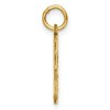 Black Bow Jewelry 14K Yellow Gold, Varsity Collection, Medium D/C Pendant Number 5 - 2 of 4