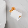 Gold Sturdy Aluminum Toilet Paper Roll Dispenser for Wall Mounting in Bathroom, Kitchen, or Washroom - 4 of 4