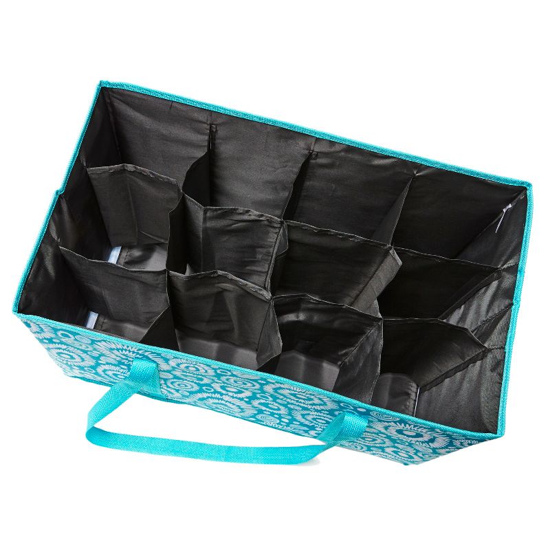 The Lakeside Collection Collapsible 12-Pair Fabric Shoe Organizer for Closets, 2 of 5