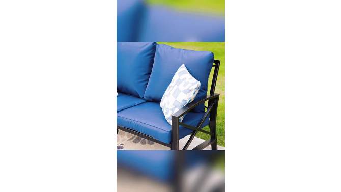 2pc Loveseat Patio Seating Set - Patio Festival
, 2 of 11, play video