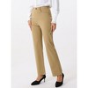 Allegra K Women's High Waist Work Office Stretch Straight Leg Trousers - 4 of 4