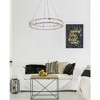 Elegant Lighting Monroe 1 - Light Pendant in  Black - 4 of 4