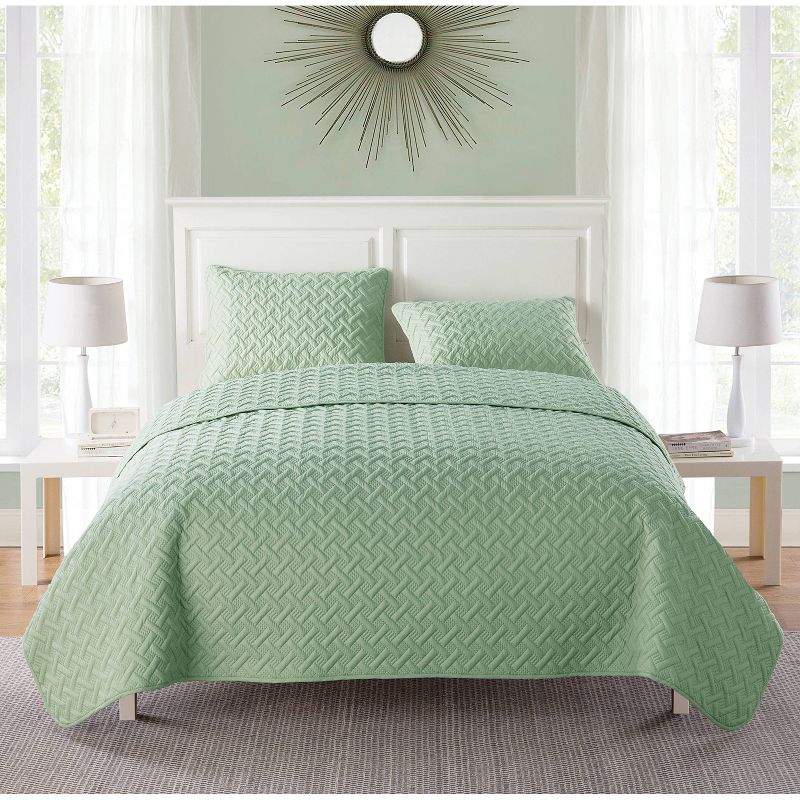 Nina Embossed Quilt Set - VCNY Home, 1 of 12