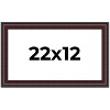 PosterPalooza | Linear Brown Picture Frame - UV Acrylic, Backing Board, Hanging Hardware Included - 2 of 4