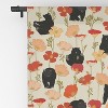 Iveta Abolina California Poppies and Bears 50" x 108" Set of 2 Panel Blackout Window Curtain - Deny Designs - image 4 of 4