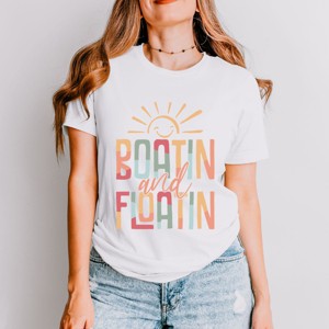 Simply Sage Market Boatin And Floatin Short Sleeve Tee - 1 of 4