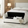 Amelia Storage Bench With Sturdy Rubber Wood Legs | ARTFUL LIVING DESIGN - 2 of 4