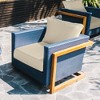 Aoodor Outdoor Chair Cushions Set, Outdoor Deep Seat Cushions with Handle & Adjustable Straps - 2 of 4