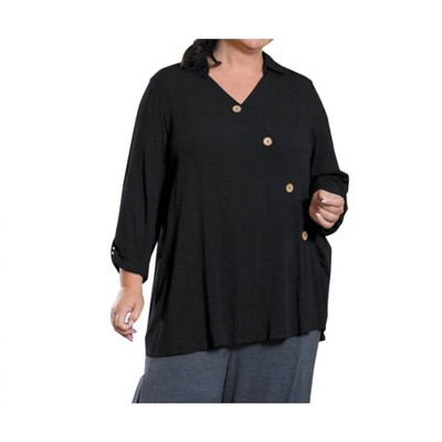 Women's Madison 3/4 Sleeve Blouse - Plus - On The Plus Side
