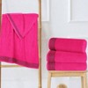 Ultra Soft 4 Pack Oversized Bath Towels, 27x54 Inches, 100 Cotton, Highly Absorbent, Quick - Dry, Lightweight - Hot Pink - 2 of 4