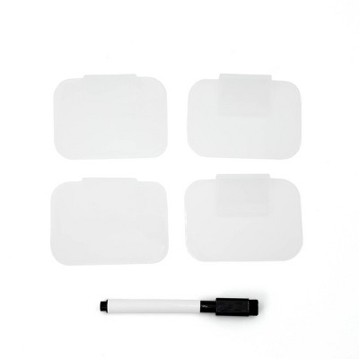 Dry Erase Clips Frosted Clear - Bullseye's Playground™