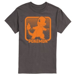 Men's - Pokémon - Retro Synthwave Charmander Short Sleeve Graphic T-Shirt - 1 of 4